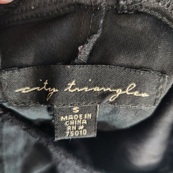 City Triangle Womens S Black Lace Dress Sheer Whimsigoth Fairycore - Picture 3 of 13